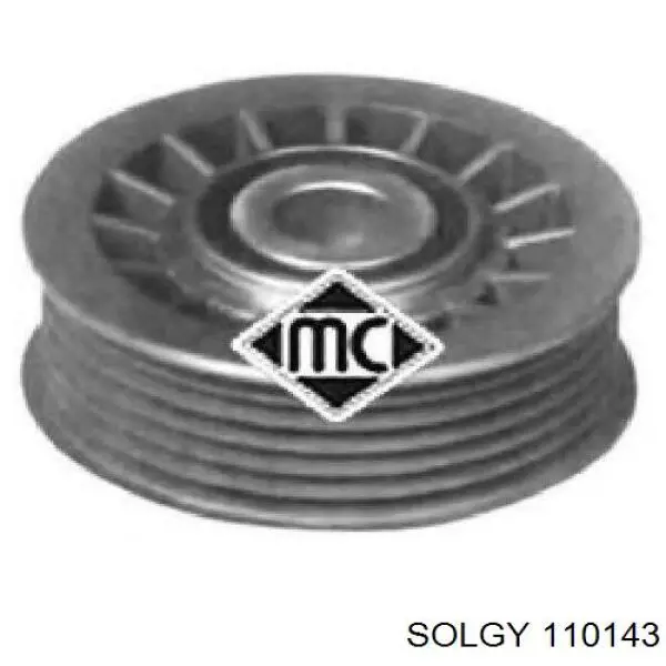 Rolo parasita da correia de transmissão Solgy 110143