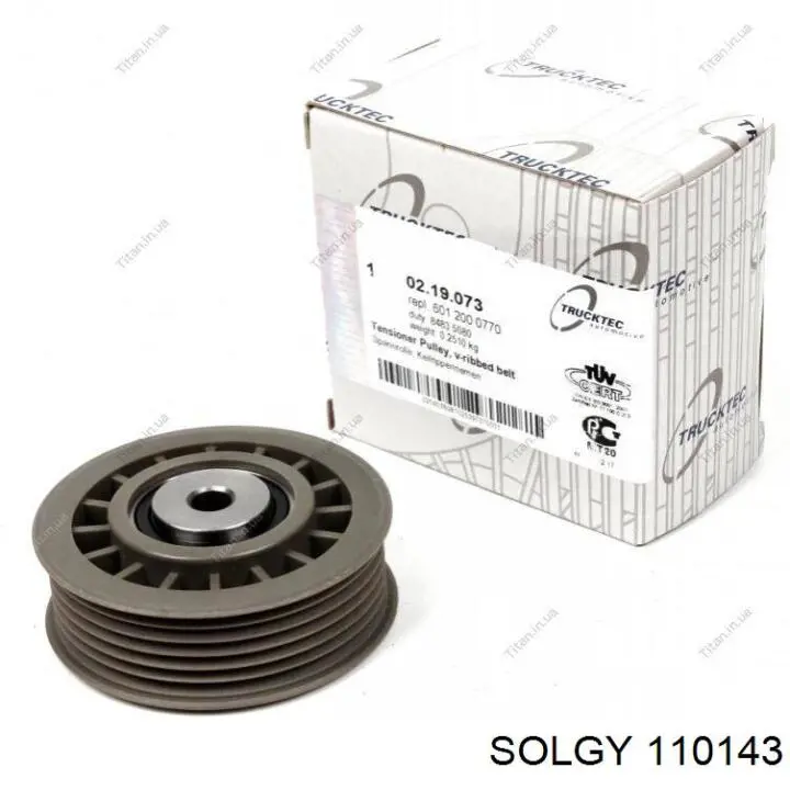 Compre 110143 Solgy Rolo parasita da correia de transmissão