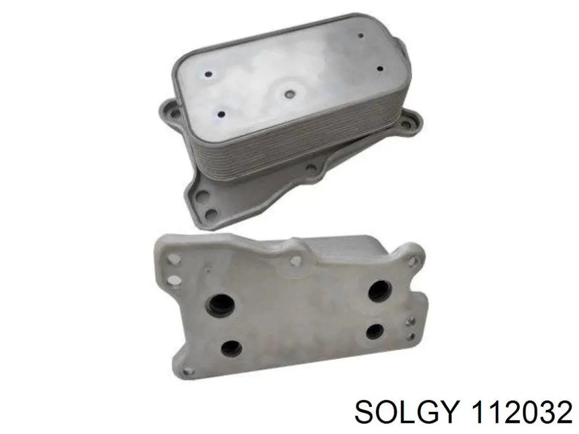 Radiador de óleo (frigorífico), debaixo de filtro 112032 Solgy
