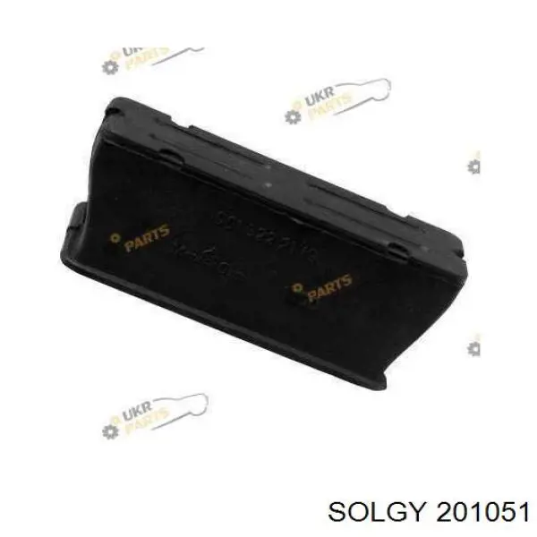 Grade de proteção da suspensão de lâminas dianteira Solgy 201051