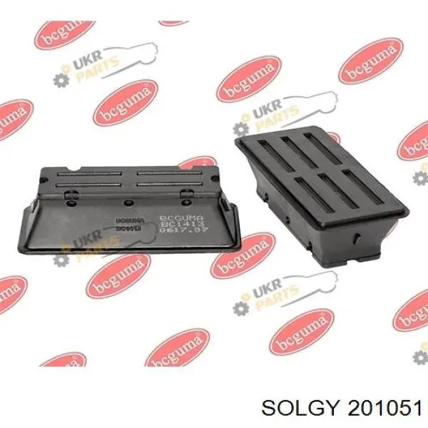 201051 Solgy Grade de proteção da suspensão de lâminas dianteira