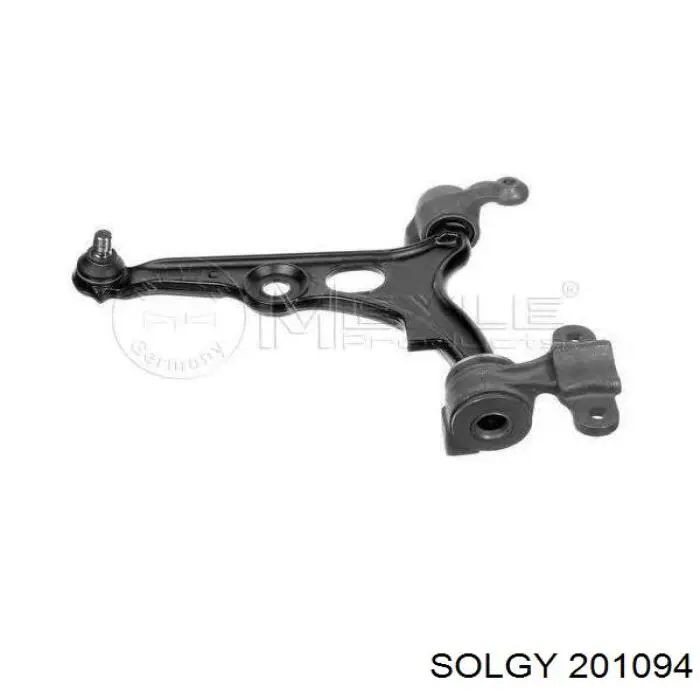 Compre 201094 Solgy Bloco silencioso dianteiro do braço oscilante inferior