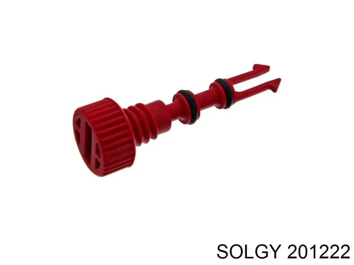 Consola (coxim de fixação) inferior do radiador Solgy 201222