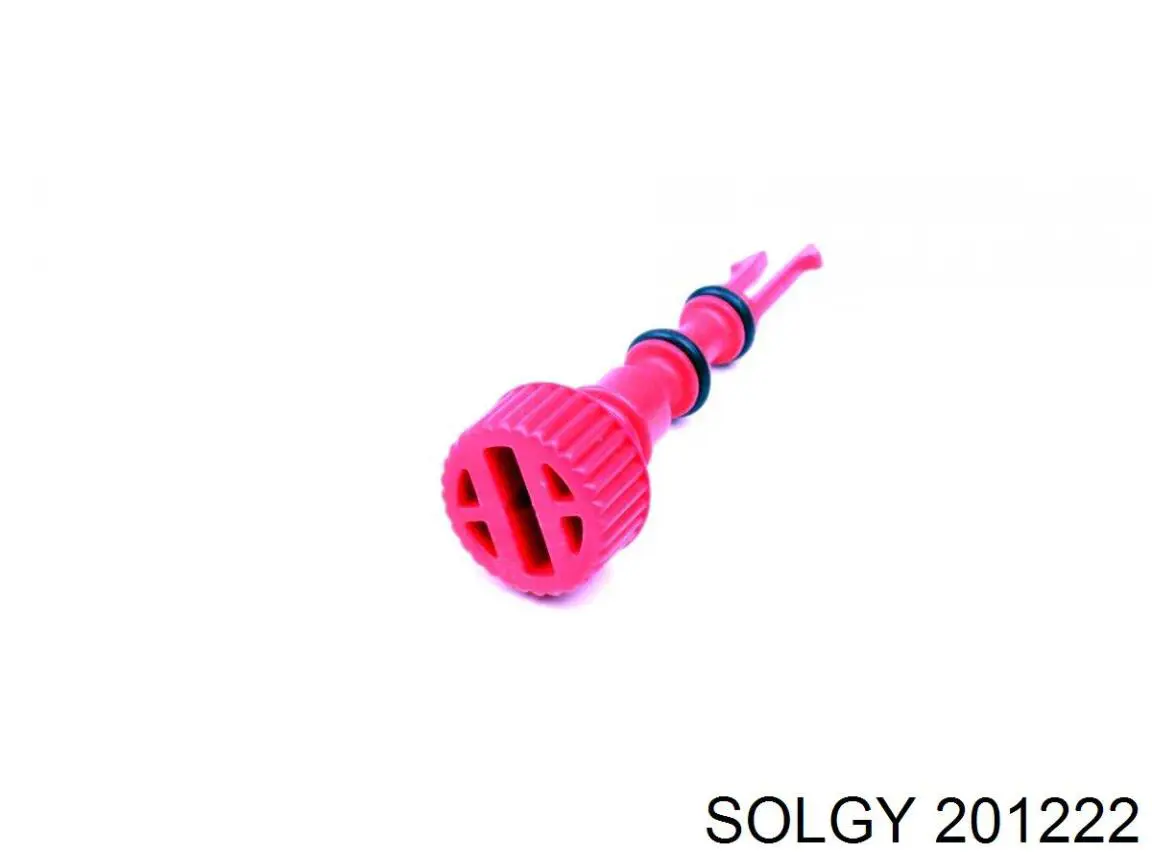Consola (coxim de fixação) inferior do radiador 201222 Solgy