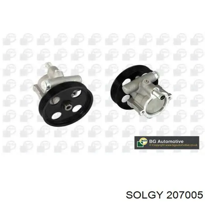 Bomba da Direção hidrâulica assistida 207005 Solgy