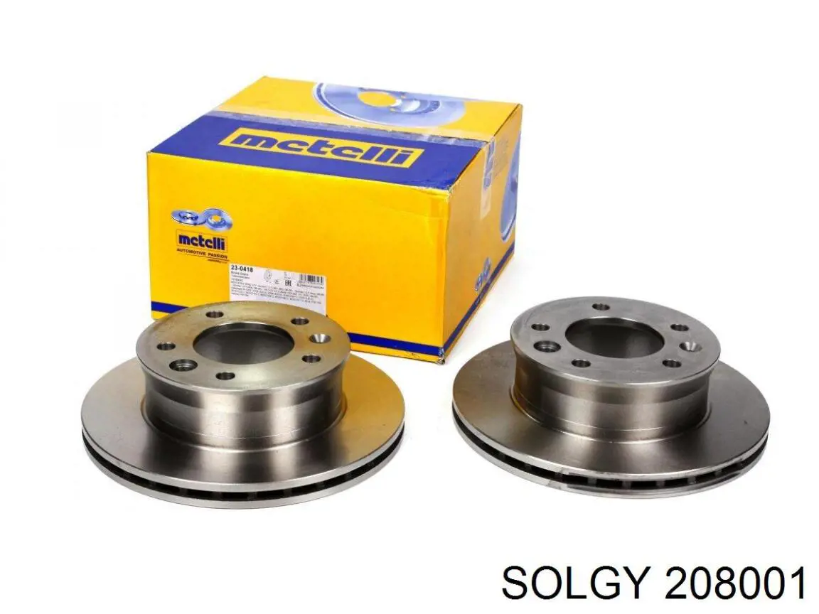 Compre 208001 Solgy Disco do freio dianteiro