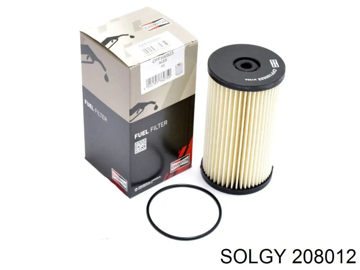 Disco do freio dianteiro Solgy 208012