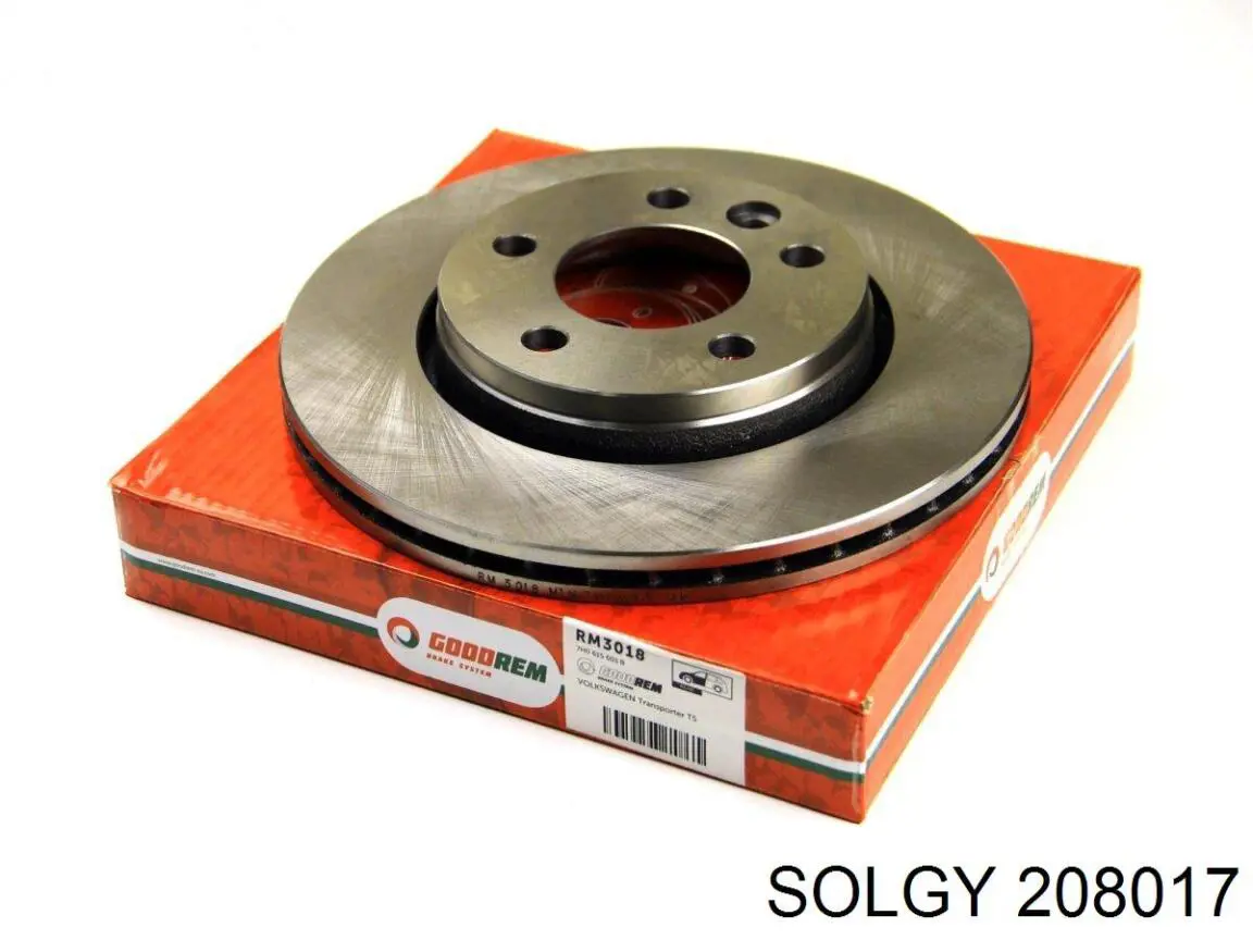 Compre 208017 Solgy Disco do freio traseiro