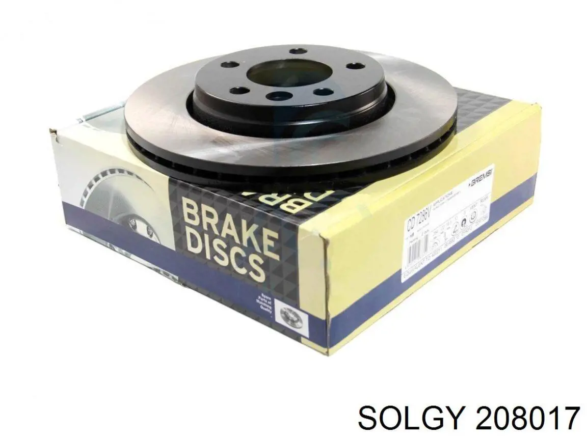 Compre 208017 Solgy Disco do freio traseiro