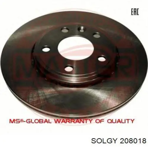 Compre 208018 Solgy Disco do freio dianteiro