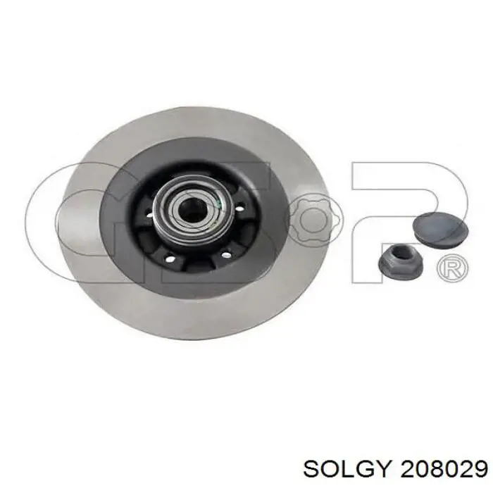 Disco do freio traseiro Solgy 208029 preço, a partir de 97,00 USD