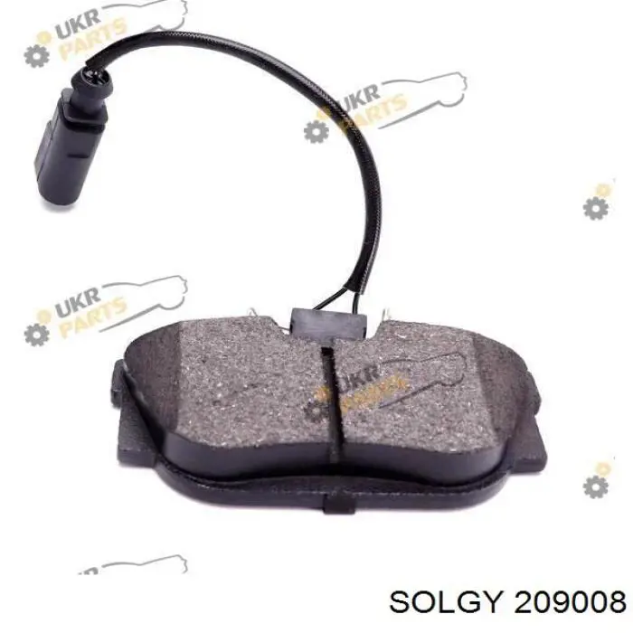 Compre 209008 Solgy Sapatas do freio traseiras de disco