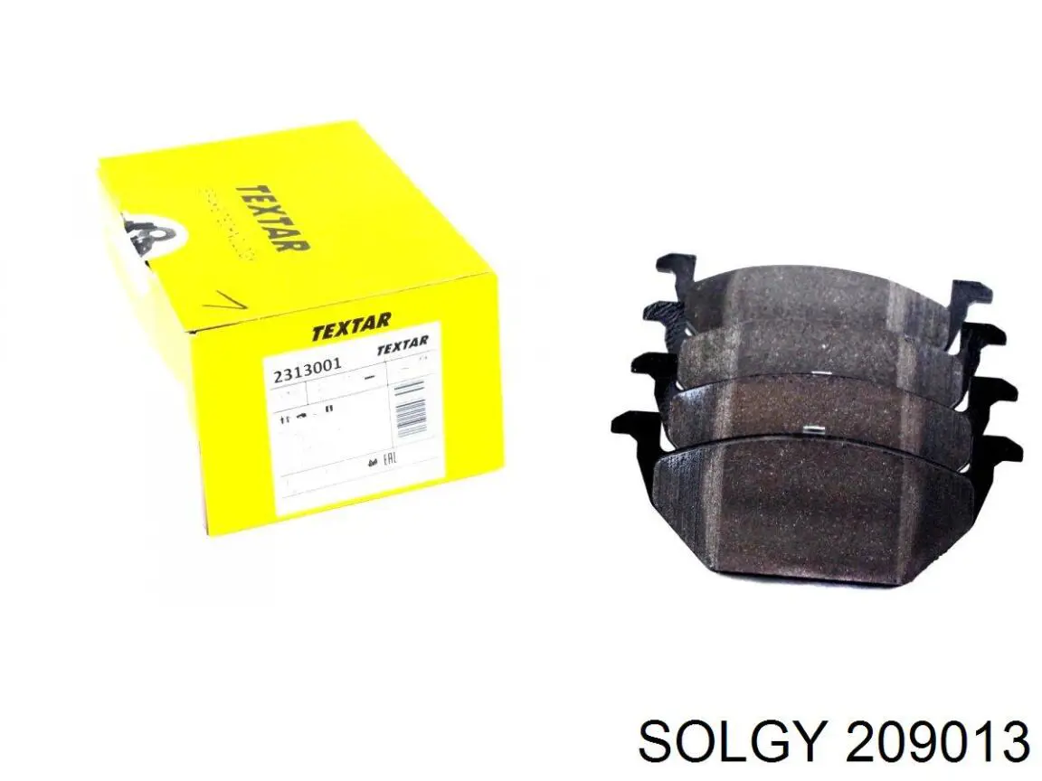 Sapatas do freio dianteiras de disco Solgy 209013 preço, a partir de 28,55 USD
