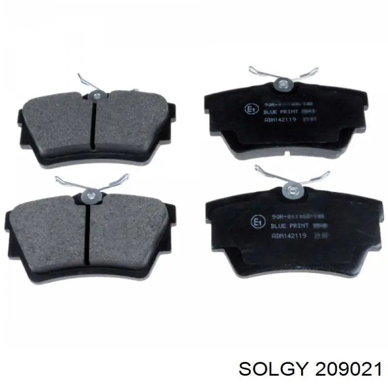 Sapatas do freio traseiras de disco Solgy 209021 preço, a partir de 22,40 USD