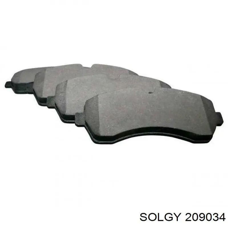 Sapatas do freio dianteiras de disco Solgy 209034 preço, a partir de 36,04 USD