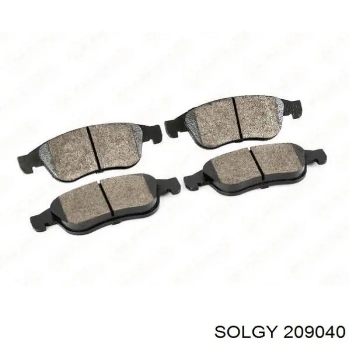 Sapatas do freio dianteiras de disco Solgy 209040 preço, a partir de 32,78 USD