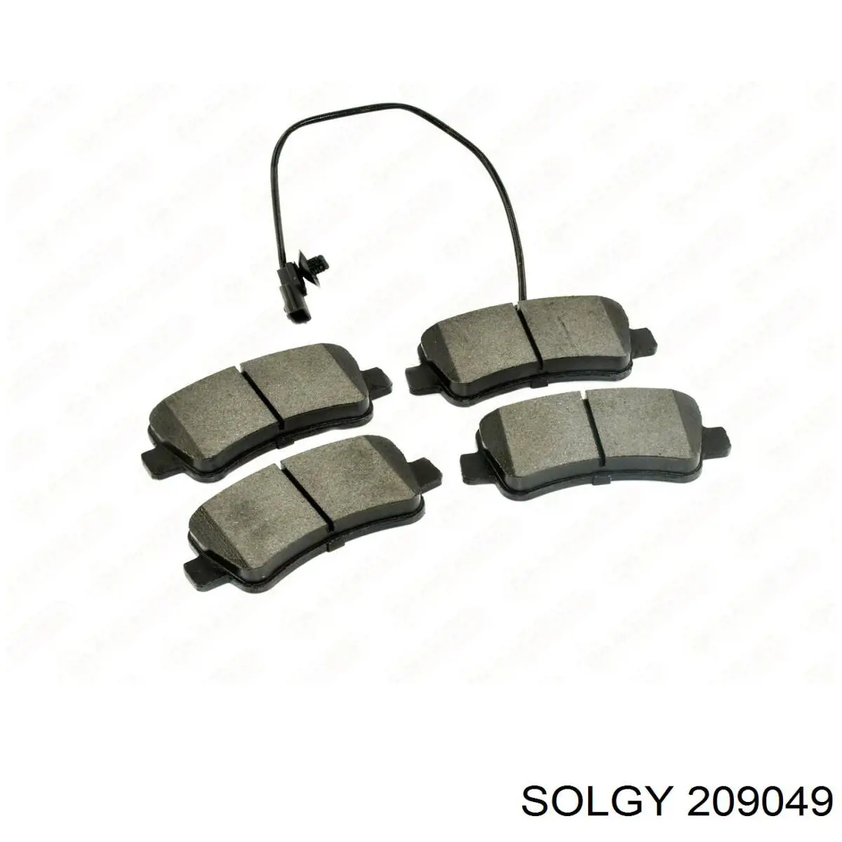 Sapatas do freio traseiras de disco Solgy 209049 preço, a partir de 29,90 USD