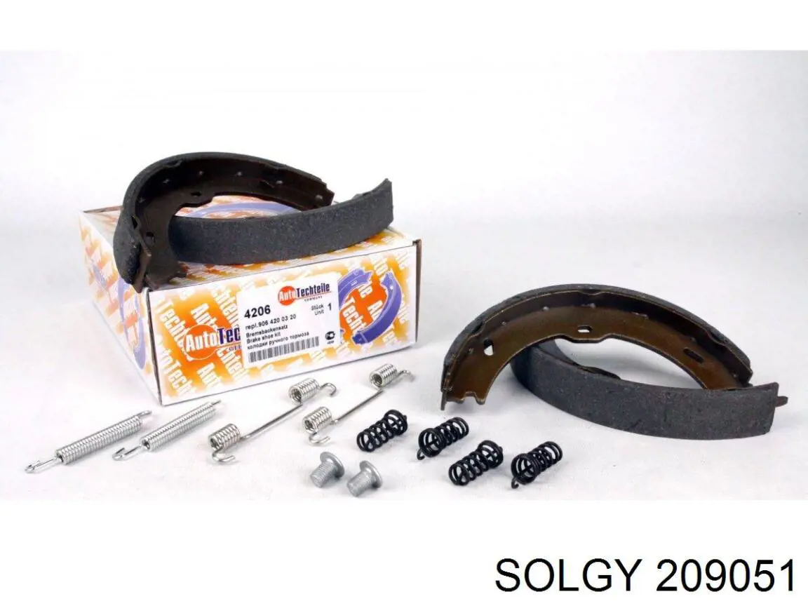 Sapatas do freio de estacionamento Solgy 209051 preço, a partir de 29,90 USD