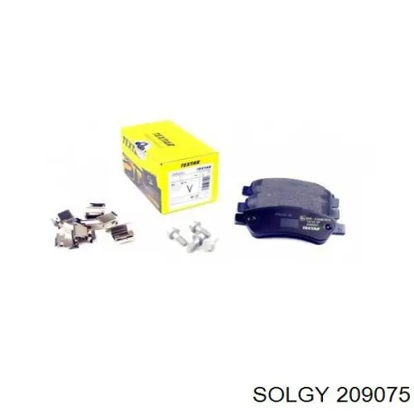 Sapatas do freio traseiras de disco Solgy 209075 preço, a partir de 25,01 USD