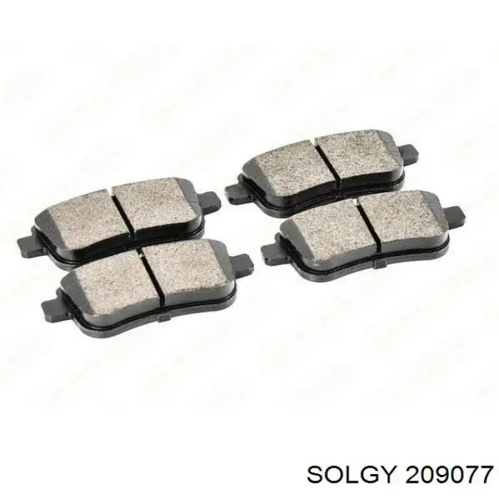 Sapatas do freio traseiras de disco Solgy 209077 preço, a partir de 24,21 USD