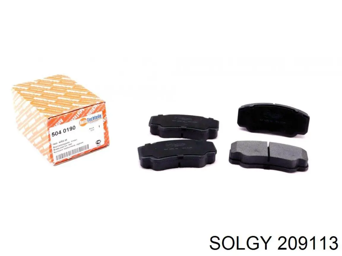 Sapatas do freio traseiras de disco Solgy 209113 preço, a partir de 25,95 USD