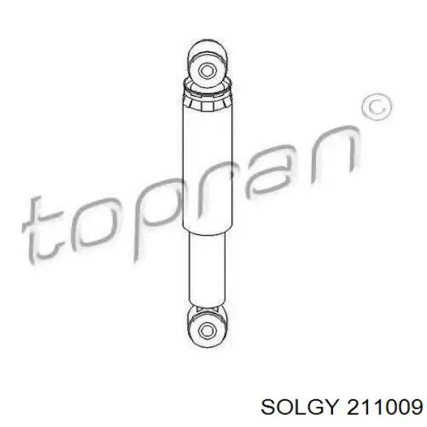 Amortecedor traseiro 211009 Solgy