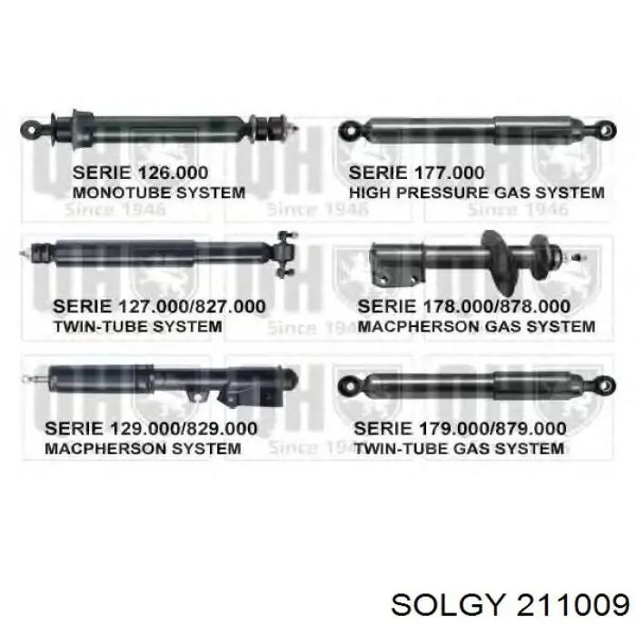 Compre 211009 Solgy Amortecedor traseiro
