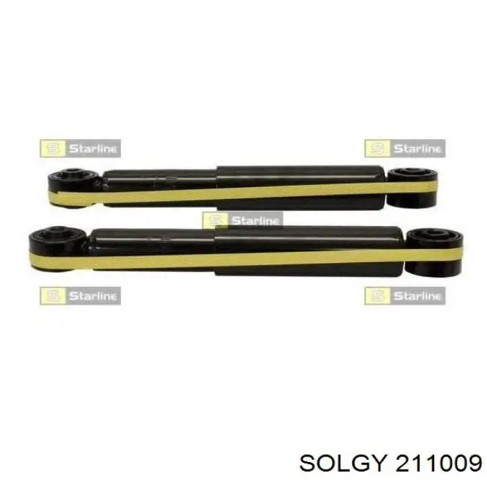 Amortecedor traseiro Solgy 211009