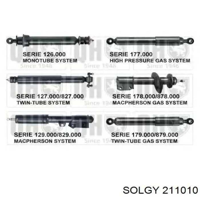 Compre 211010 Solgy Amortecedor traseiro