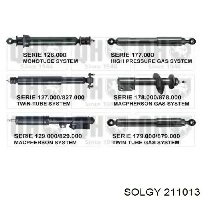 Compre 211013 Solgy Amortecedor traseiro