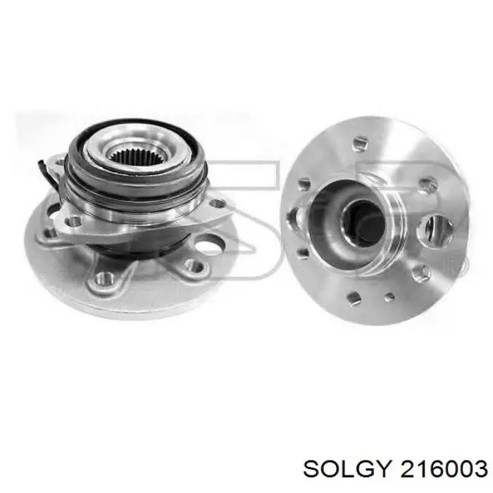 216003 Solgy Semieixo traseiro esquerdo