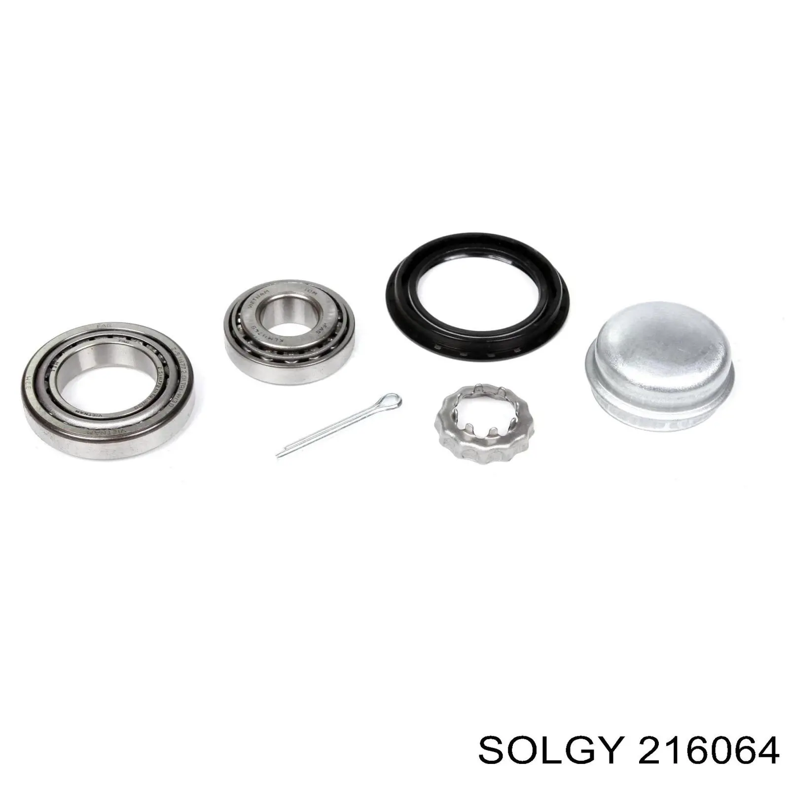 Rolamento de cubo traseiro 216064 Solgy