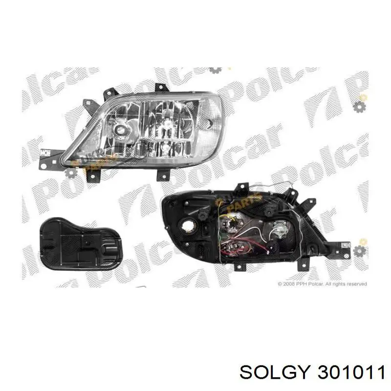 Luz direita 301011 Solgy