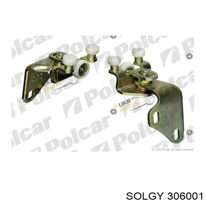 306001 Solgy Rolo direito superior da porta lateral (deslizante)