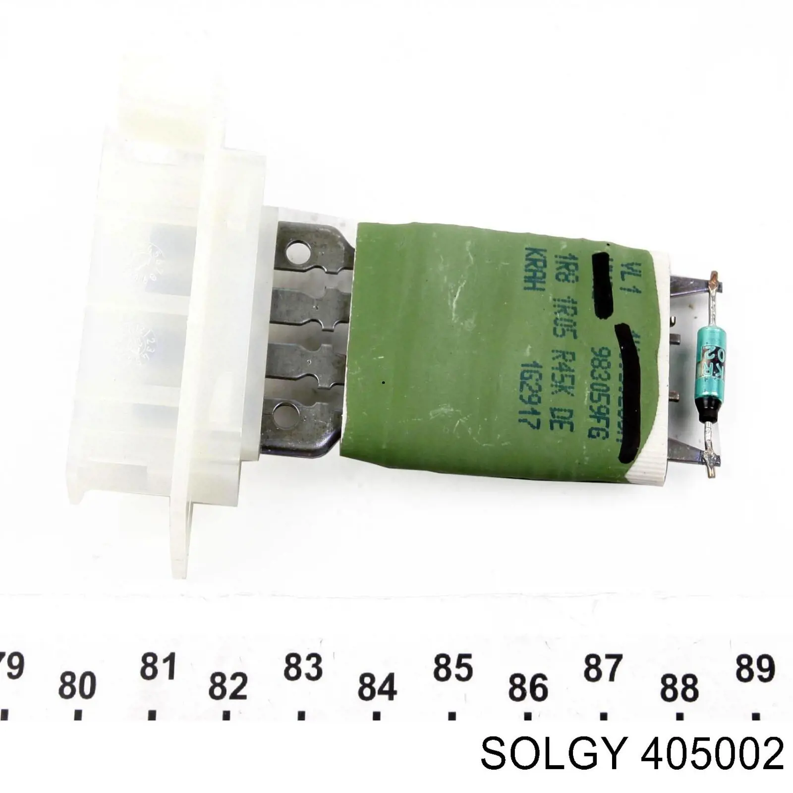 Resistor (resistência) de ventilador de forno (de aquecedor de salão) 405002 Solgy