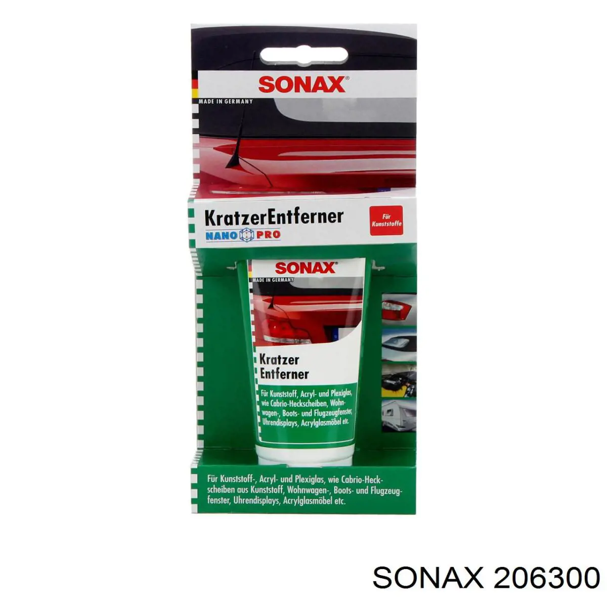 Limpador de revestimento de tecido de salão 206300 Sonax