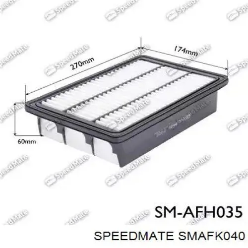 Compre SMAFK040 Speedmate Filtro de ar