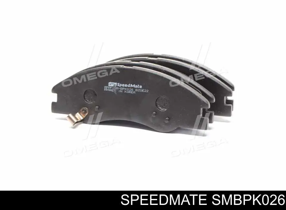 SMBPK026 Speedmate Sapatas do freio dianteiras de disco