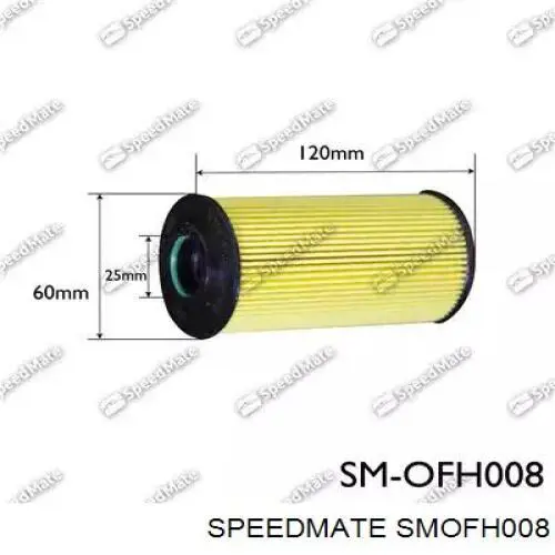 SMOFH008 Speedmate Filtro de óleo