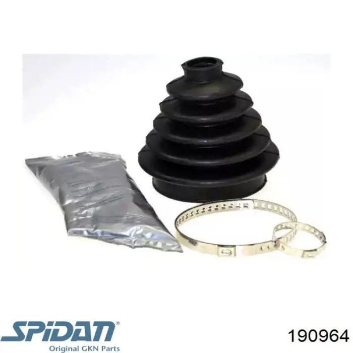 Bota de proteção externa de junta homocinética do semieixo dianteiro GKN-Spidan 190964 preço, a partir de 17,98 USD
