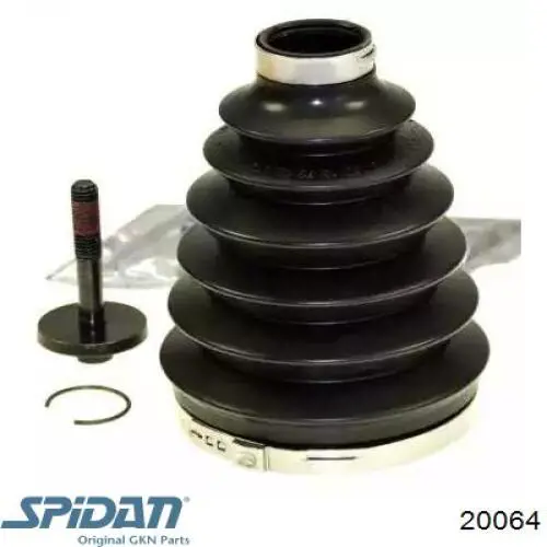 Bota de proteção externa de junta homocinética do semieixo dianteiro GKN-Spidan 20064 preço, a partir de 17,31 USD