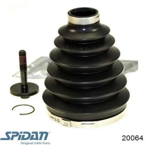 Compre 20064 GKN-Spidan Bota de proteção externa de junta homocinética do semieixo dianteiro