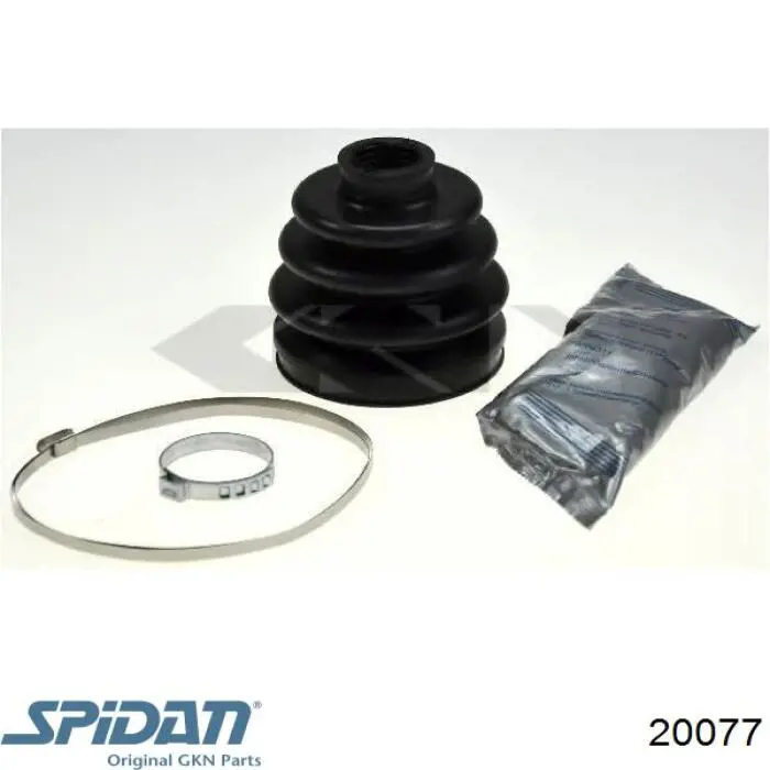 Bota de proteção interna esquerda de junta homocinética do semieixo dianteiro GKN-Spidan 20077 preço, a partir de 20,49 USD