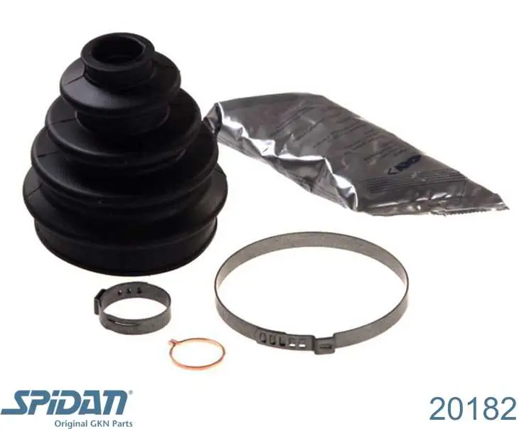 Bota de proteção externa de junta homocinética do semieixo dianteiro GKN-Spidan 20182 preço, a partir de 13,48 USD