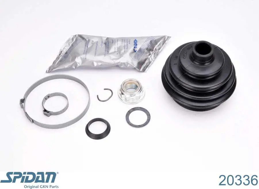 Bota de proteção externa de junta homocinética do semieixo dianteiro GKN-Spidan 20336 preço, a partir de 14,05 USD