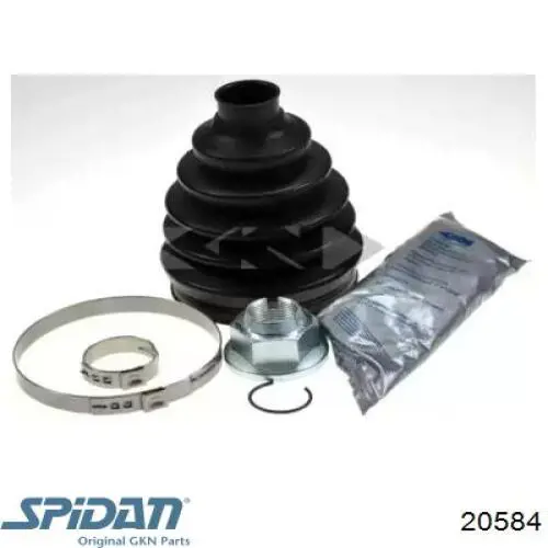 Bota de proteção externa de junta homocinética do semieixo dianteiro GKN-Spidan 20584 preço, a partir de 20,03 USD