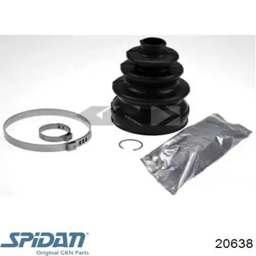 Compre 20638 GKN-Spidan Bota de proteção externa de junta homocinética do semieixo dianteiro