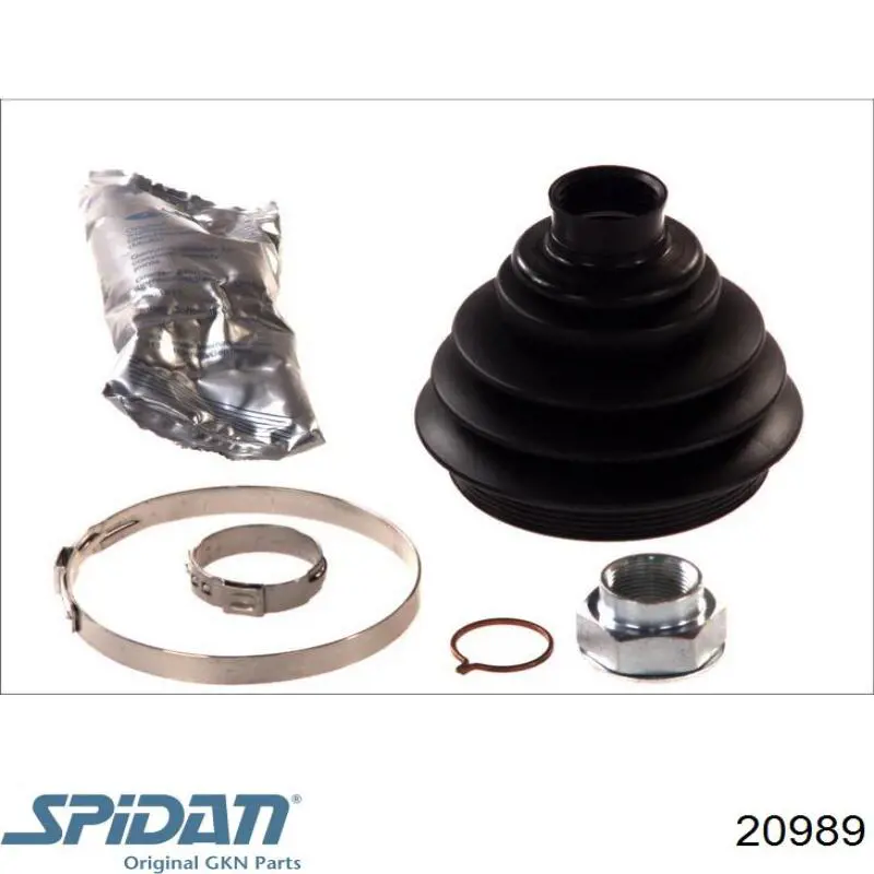 Bota de proteção externa de junta homocinética do semieixo dianteiro GKN-Spidan 20989 preço, a partir de 12,07 USD