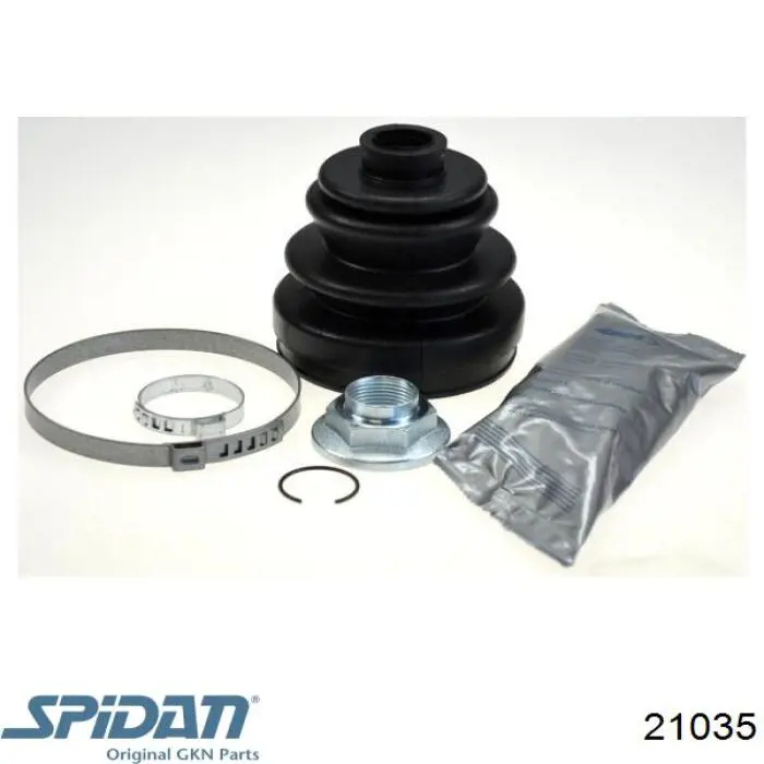 Bota de proteção externa de junta homocinética do semieixo dianteiro GKN-Spidan 21035 preço, a partir de 12,01 USD