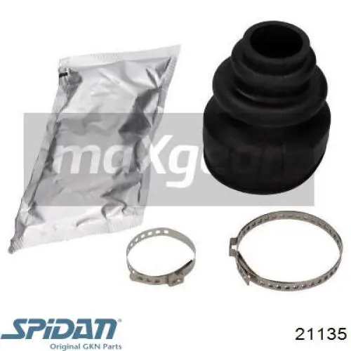 Bota de proteção interna de junta homocinética do semieixo dianteiro GKN-Spidan 21135 preço, a partir de 6,34 USD
